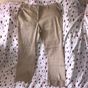 Ann Taylor Tan Pants 4P petite signature